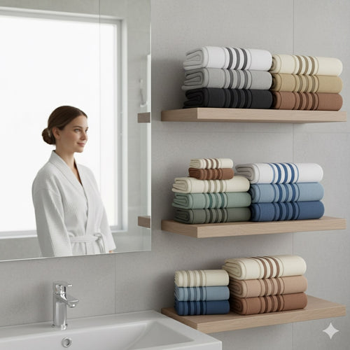 Kit 10 Toalhas de Banho Gigantes Fio Penteado - 🔥Liquidação de Fim de Ano🔥