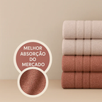 Kit 10 Toalhas de Banho Gigantes Fio Penteado - 🔥Liquidação de Fim de Ano🔥